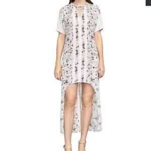 BCBGMAXAZRIA Womens Landyn Casual Dress Floral Print Cut-Out